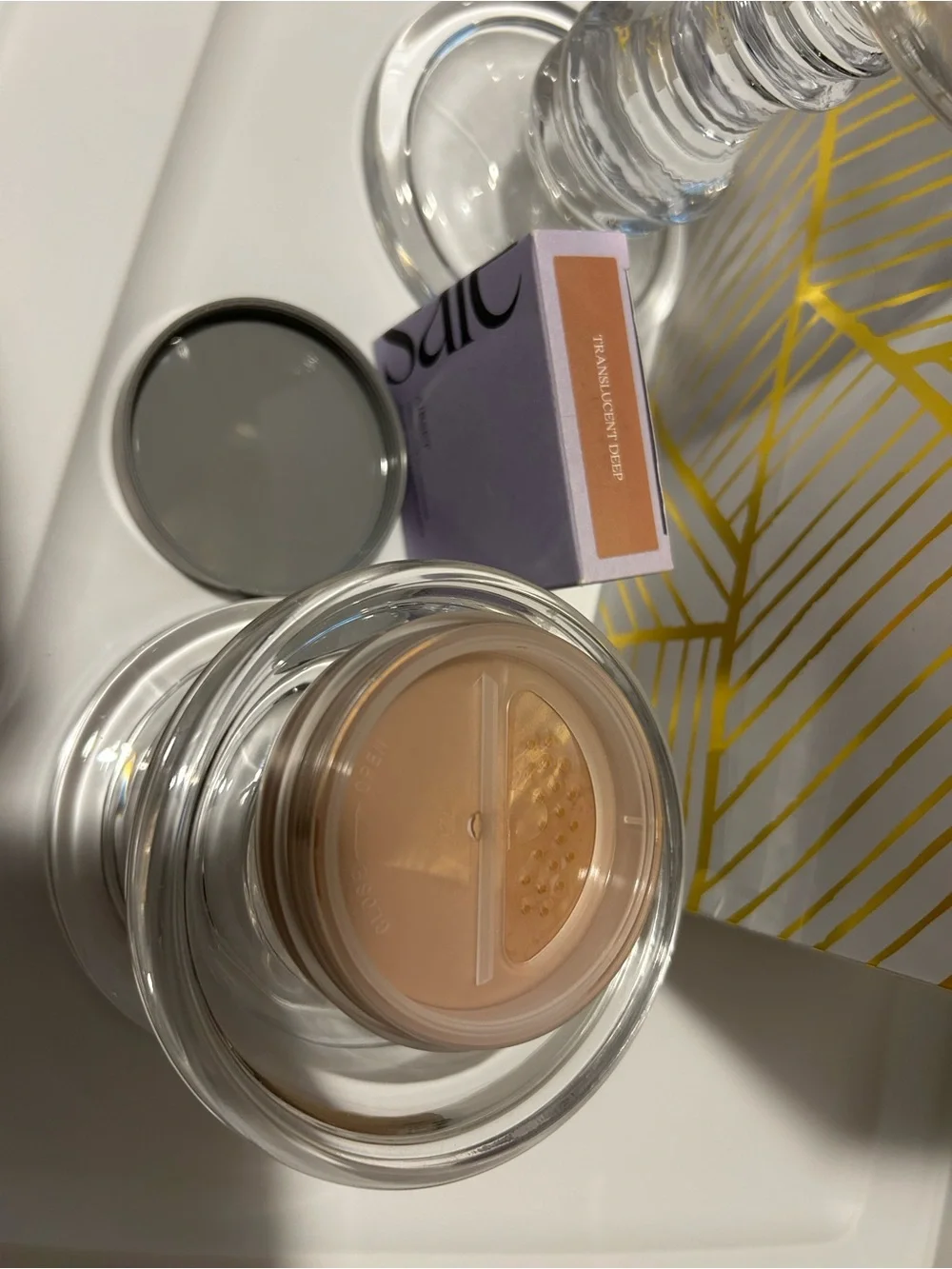 ✨ Saie Airset Radiant Loose Setting Powder | Translucent Deep | New SEALED